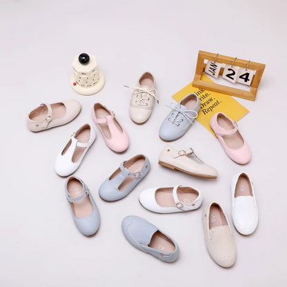 Kids Mary Jane Shoes – Girls Flat Oxford Platform Shoes