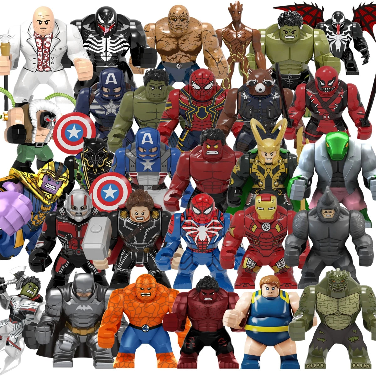 Superhero Mini Building Block Figures – Blind Box Collectible