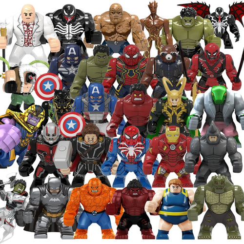 Superhero Mini Building Block Figures – Blind Box Collectible