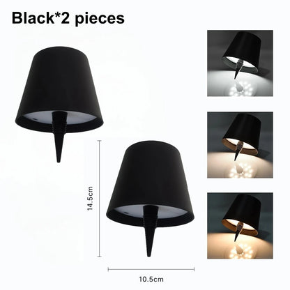 Wireless LED Table Lamp – Rechargeable Touch Dimmer for Bar, Cafe & Home