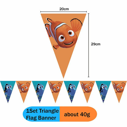 Finding Nemo Party Supplies – Disney Kids Birthday Tableware Decoration Set