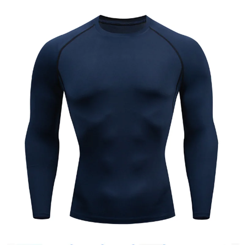 Men's Compression Long Sleeve Shirt – Quick-Dry Athletic Top