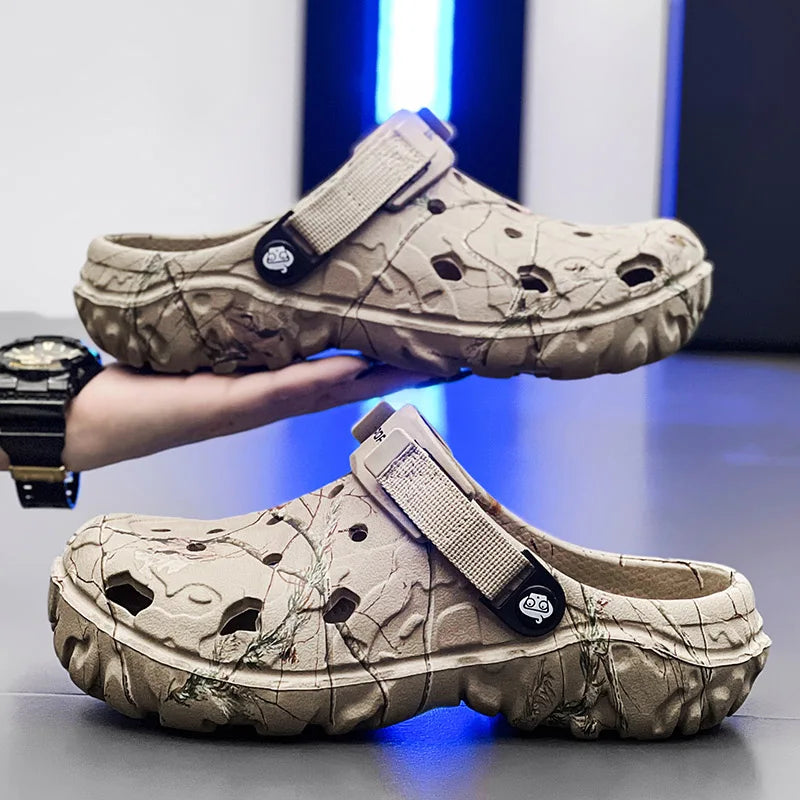 Men’s Lightweight Non Slip Platform Garden Sandals