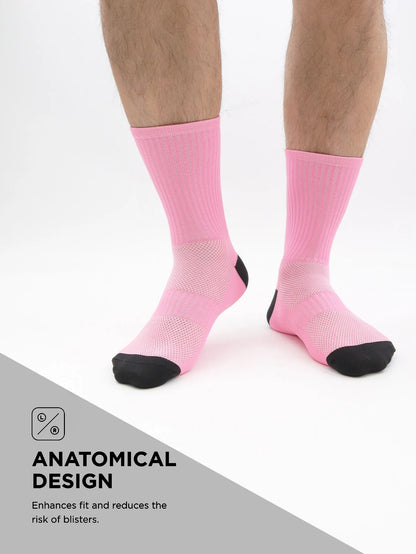 Compression Cycling Socks – Athletic Crew Socks for Men & Women