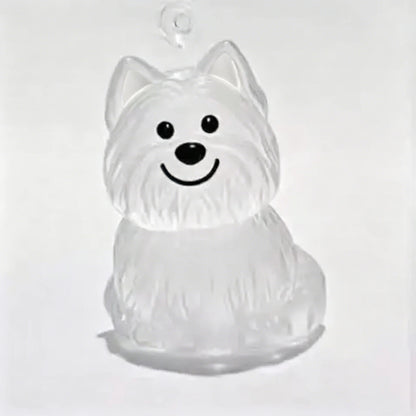 Pet Hair Memorial Keychain – Transparent Dog & Cat Pendant
