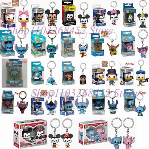 Disney Pocket Pop Keychain – Stitch Mickey Minnie & More
