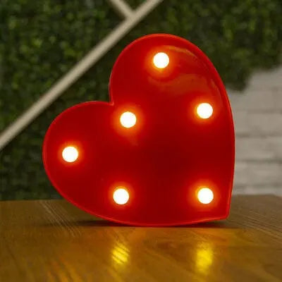 LED Marquee Letter & Number Lights – Alphabet Night Light Decor