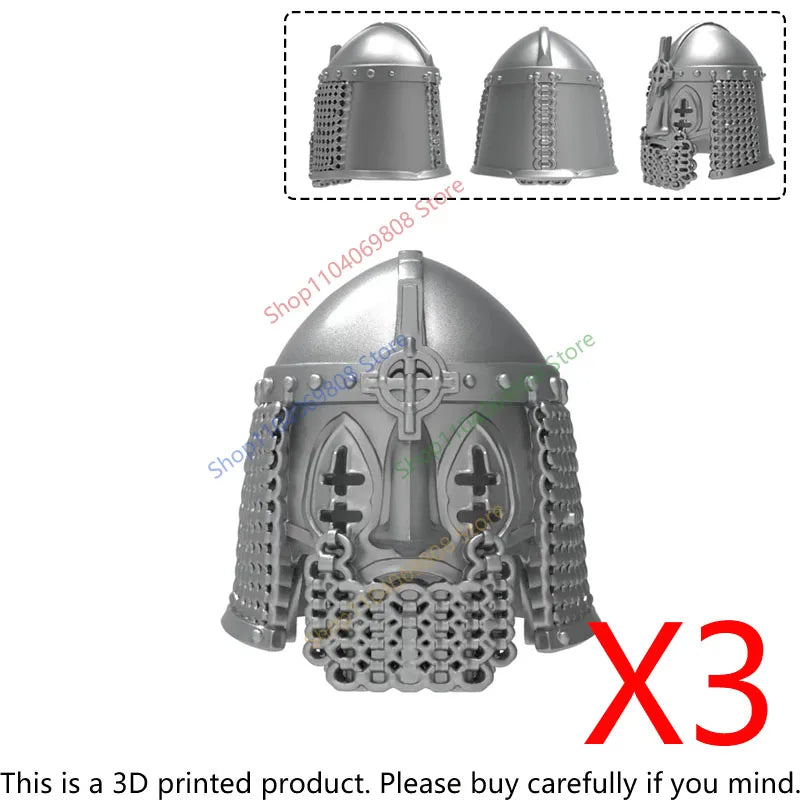 Medieval Military Building Blocks Parts – Castle Knights Weapons Accessories