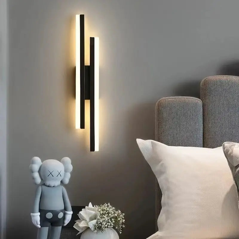 LED Wall Sconce – Modern Acrylic Pipe Lamp for Bedroom & Living Room