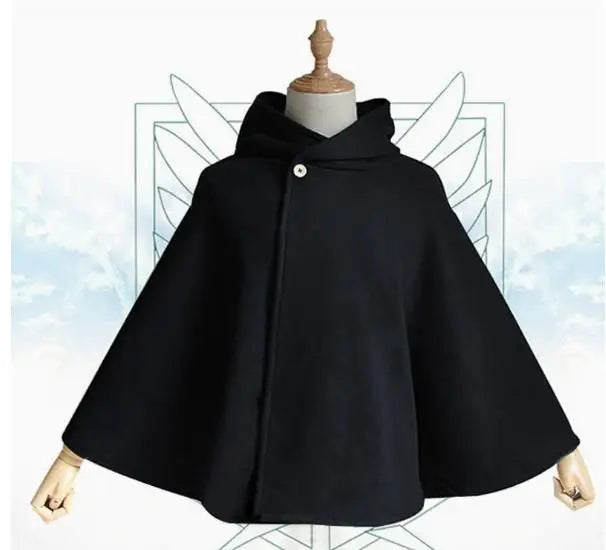 Attack on Titan Scouting Legion Cosplay Cloak Cape with Headband
