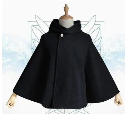 Attack on Titan Scouting Legion Cosplay Cloak Cape with Headband