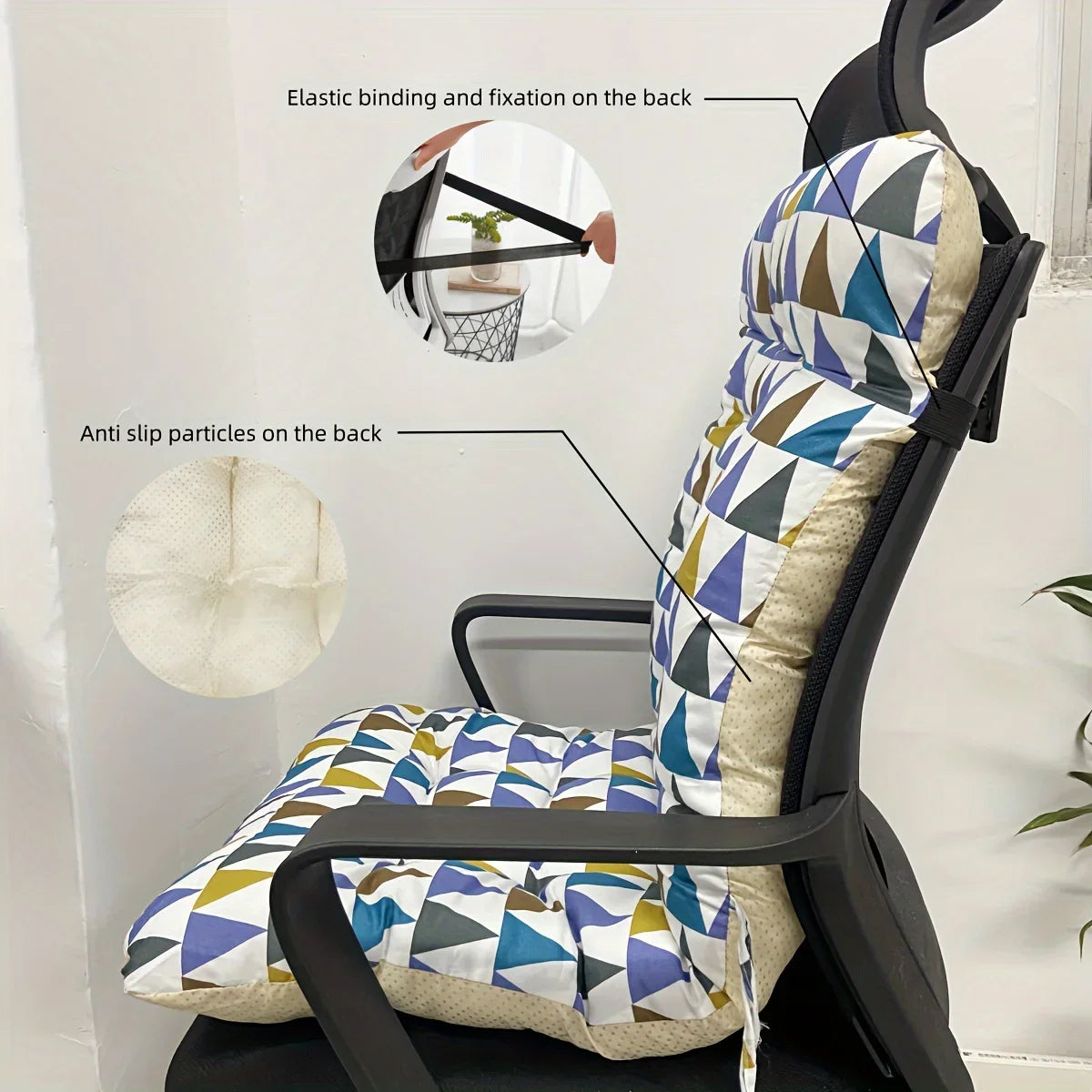 Ergonomic Seat Cushion with Back Support for Office Home and Car