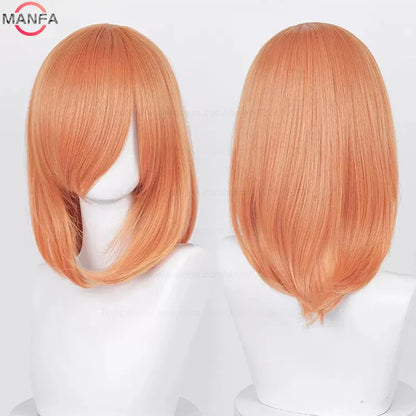 Anime Cosplay Bob Wig with Bangs – 40cm Heat Resistant, 54 Colors