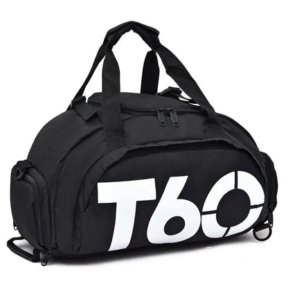 T60 Sports Gym Bag with Dry Wet Separation – Large Capacity