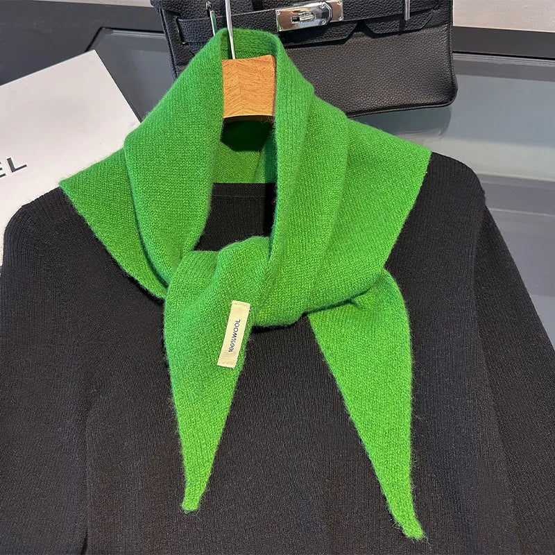 100% Wool Winter Scarf for Women – Warm Cashmere Shawl Wrap Pashmina