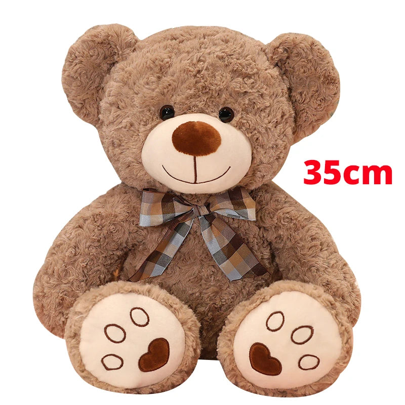 Kawaii Teddy Bear Plush Pillow – 35cm Stuffed Animal Doll