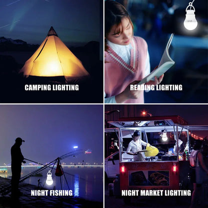 Portable USB LED Bulb 5V Camping Lantern Emergency Light