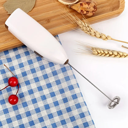 Handheld Electric Milk Frother – Mini Coffee Whisk & Egg Beater