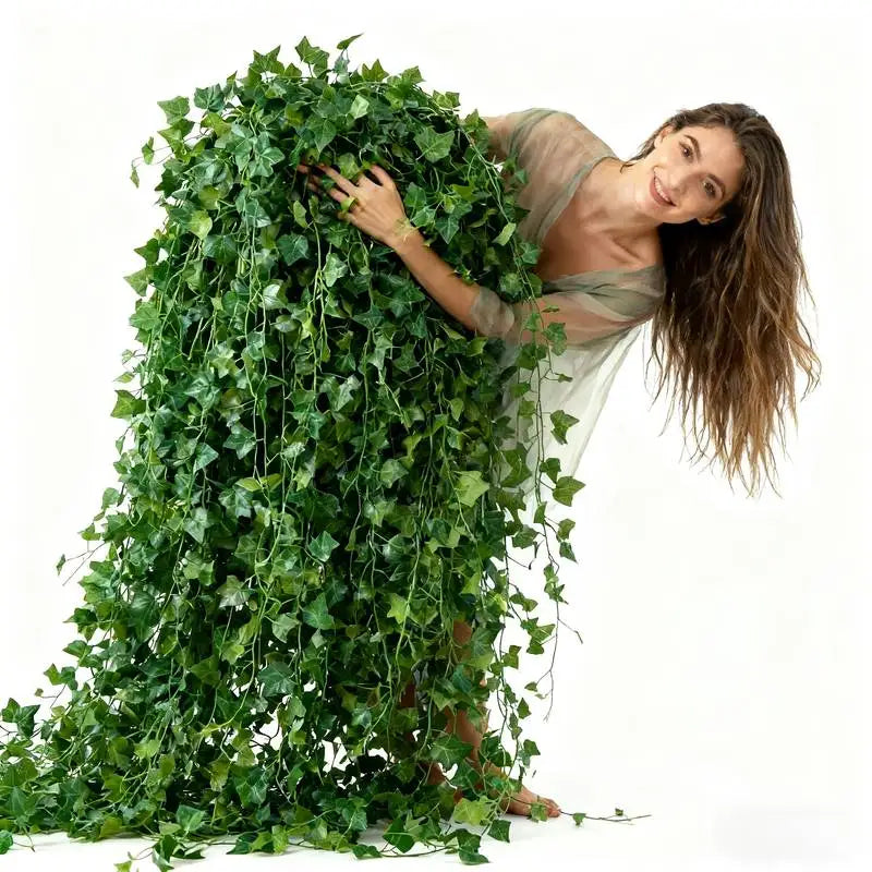 Artificial Ivy Garland – 24 Pack, 755 Inch Fake Hanging Vine