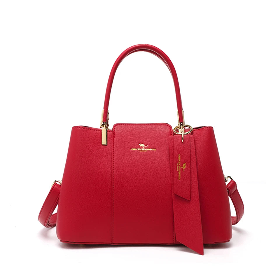 Women's Designer Handbag – Large Capacity Leather Shoulder Bag