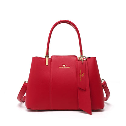 Women's Designer Handbag – Large Capacity Leather Shoulder Bag