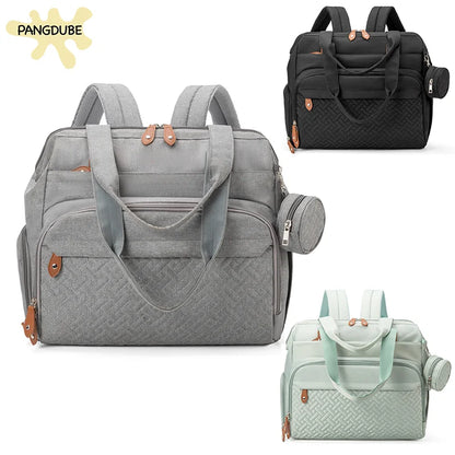 Large Diaper Bag Backpack – Maternity Nappy Bag with Pacifier Pouch