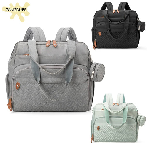 Large Diaper Bag Backpack – Maternity Nappy Bag with Pacifier Pouch