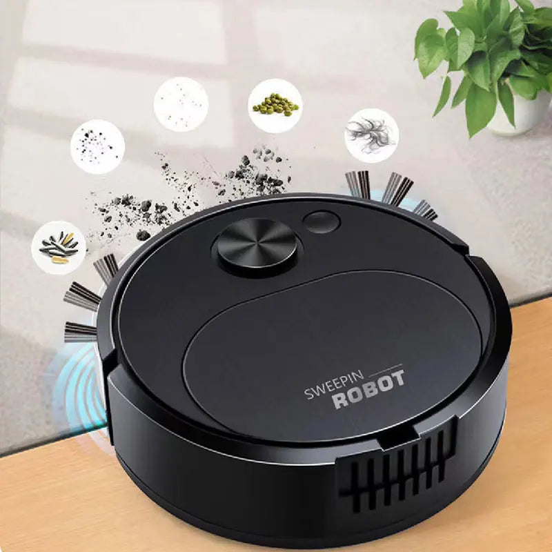 Robot Vacuum Cleaner 3-in-1 Smart Sweeping Mopping & Suction 1500Pa Wireless