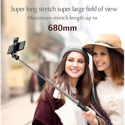 Selfie Stick Tripod with Fill Light & Bluetooth Remote