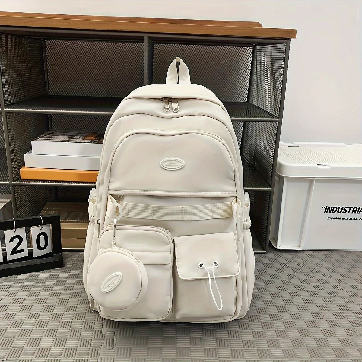 Large Capacity School Backpack with Coin Purse