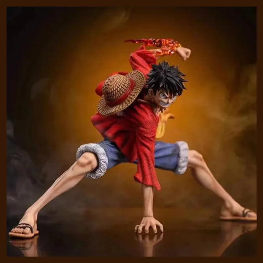 18CM One Piece Monkey D. Luffy Battle Action Figure