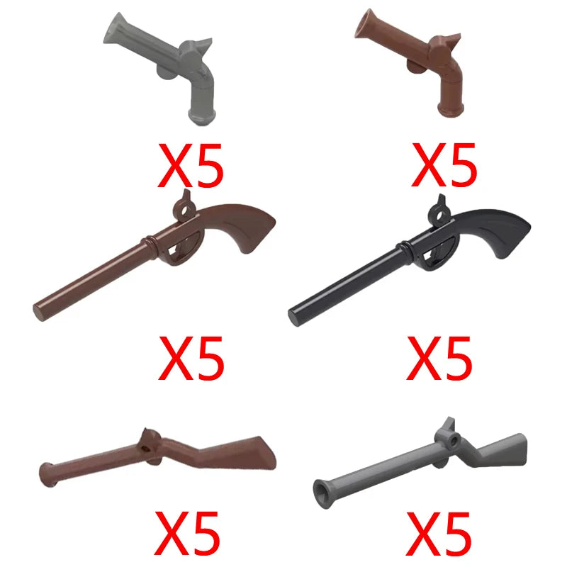Medieval Military Building Blocks Parts – Castle Knights Weapons Accessories
