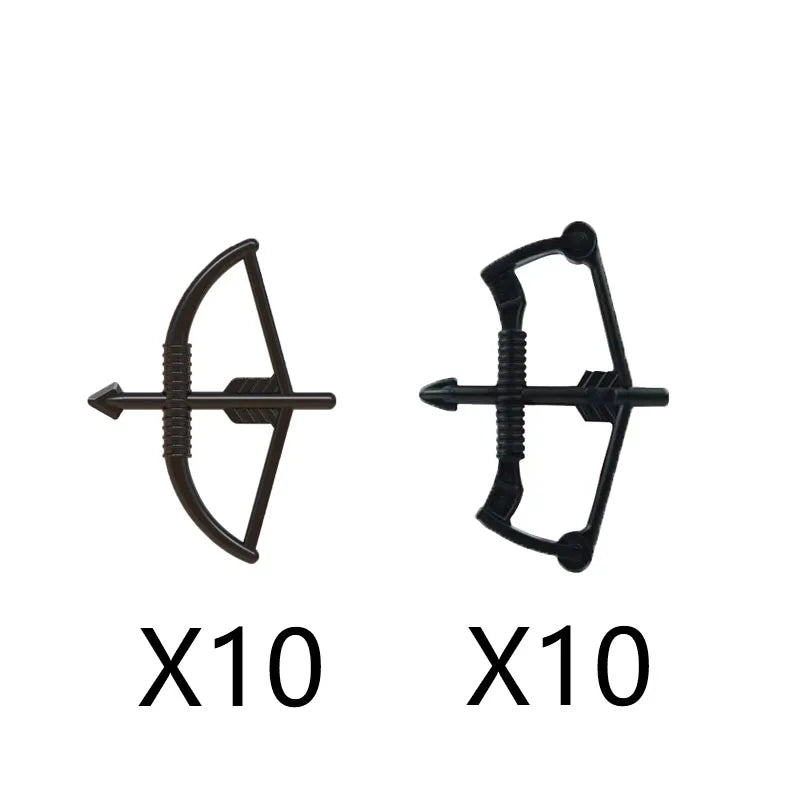 Medieval Military Building Blocks Parts – Castle Knights Weapons Accessories