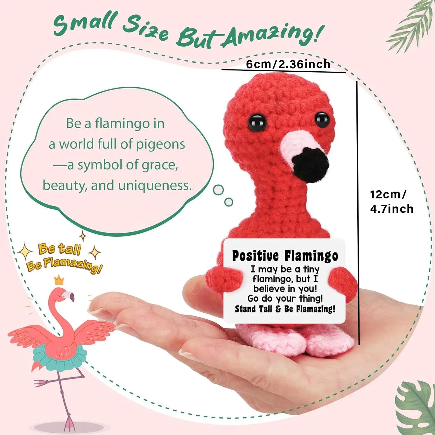 Crochet Pocket Hug Doll – Handmade Knitted Positive Energy Gift