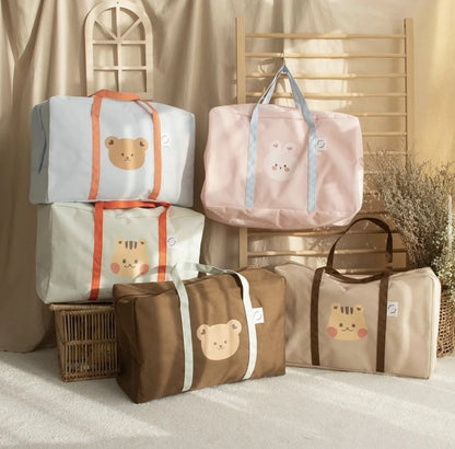 Large Capacity Mommy Diaper Bag – Baby Items Organizer Tote