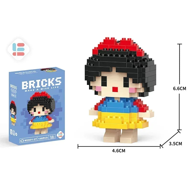 Mini Building Blocks Cartoon Character Figure – Tsum Tsum Style