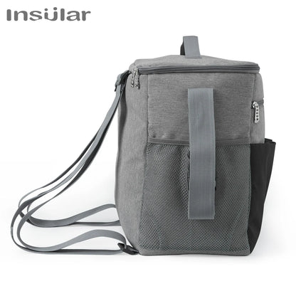 Large Capacity Diaper Bag Backpack – Travel Nappy Bag with Anti-Loss Zipper