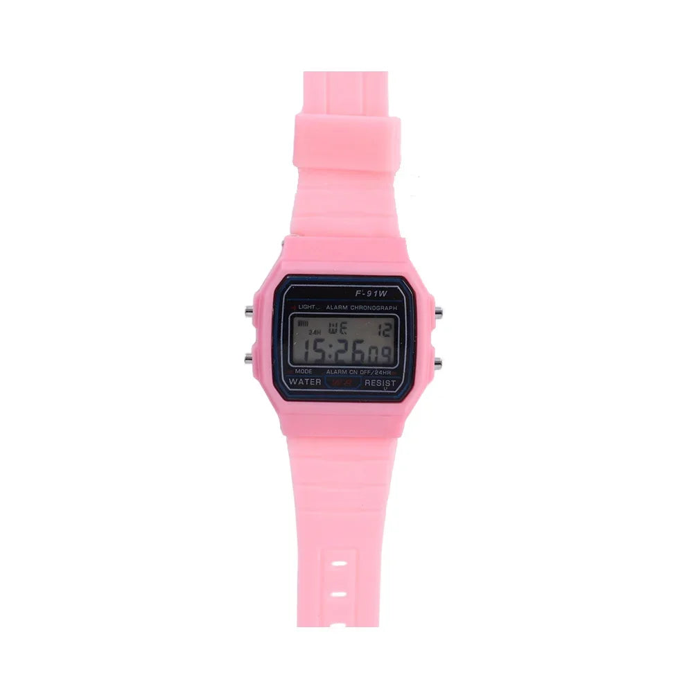 F91W Digital Sports Watch – LED, Waterproof, Unisex