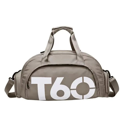 T60 Sports Gym Bag with Dry Wet Separation – Large Capacity
