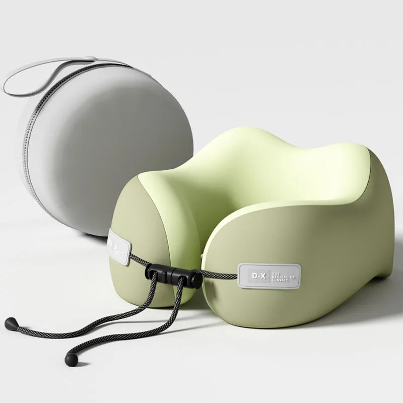 Memory Foam Travel Neck Pillow – U-Shaped, Soft & Ergonomic, 3 Colors