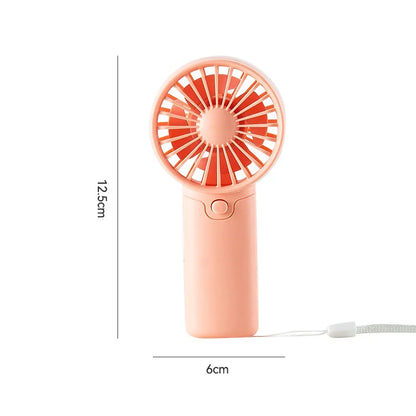 Mini Handheld Fan – AA Battery Powered Portable Pocket Fan