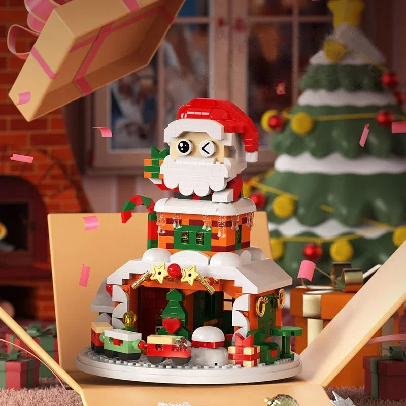 Christmas Micro Building Blocks Set – Santa, Reindeer & More