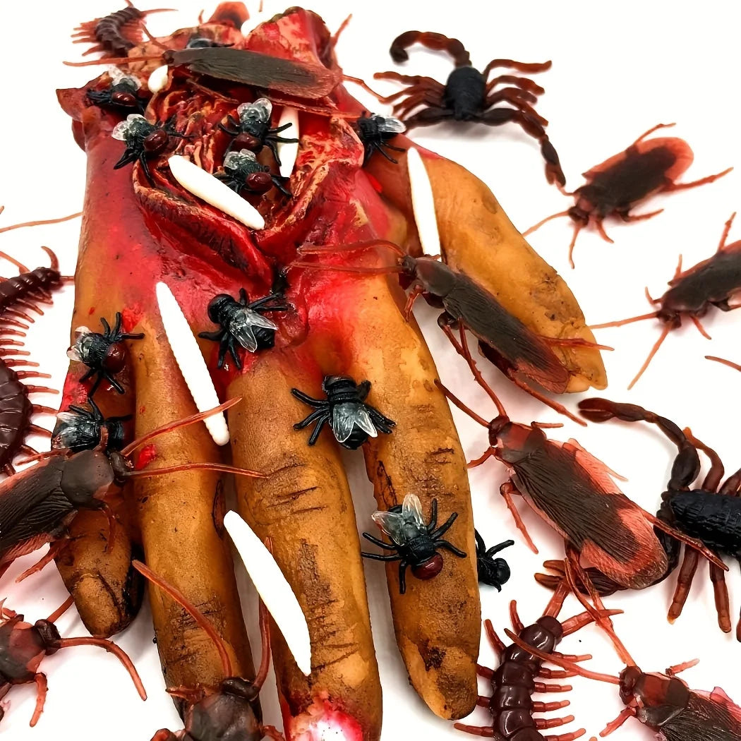 Realistic Fake Bugs Prank Toys – Spiders, Snakes, Scorpions & More