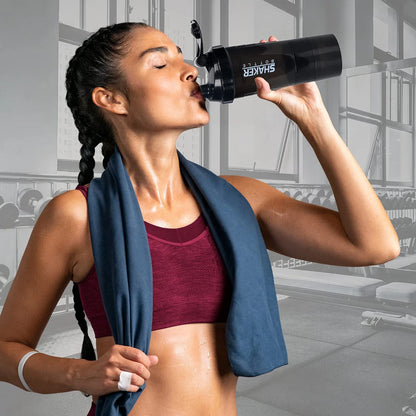 3 Layer Protein Shaker Bottle with Powder Storage