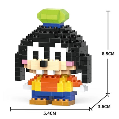Disney Mini Building Blocks Figure – Mickey Minnie Princess Brick Toy