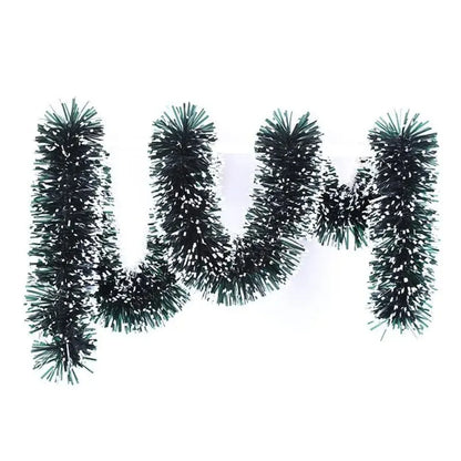 Christmas LED Tinsel Garland with Bow Knots – 2M