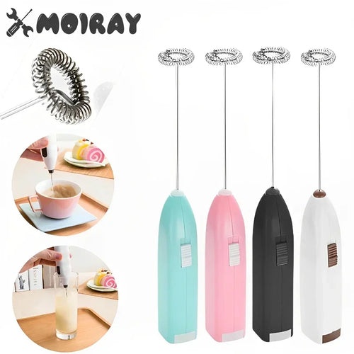 Mini Handheld Milk Frother – Electric Coffee Whisk & Egg Beater