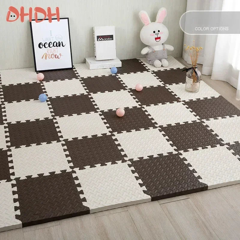 Foam Puzzle Floor Mat Tiles – Soft Non-Slip Interlocking EVA Mats for Home & Gym