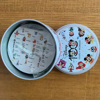Disney Stitch Card Game in Tin Box Family Board Game