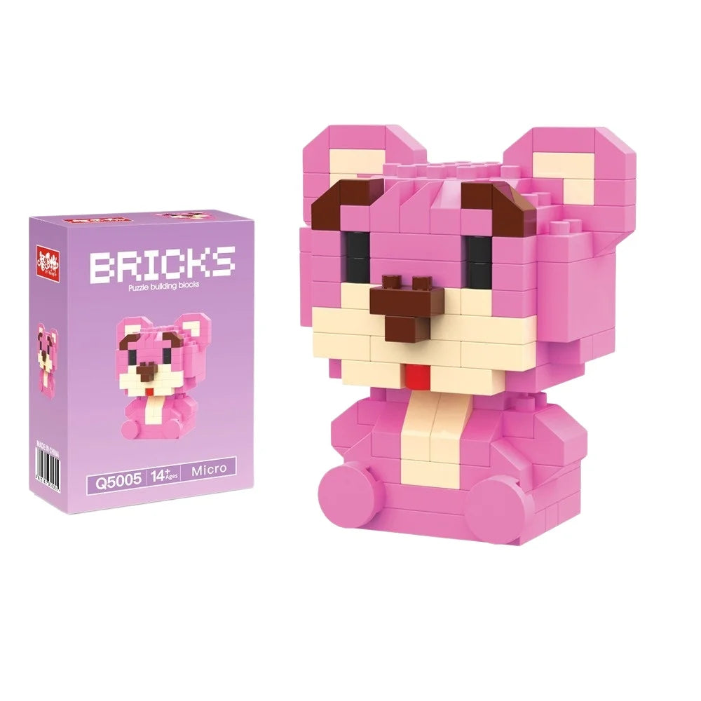 Cartoon Character Mini Building Blocks Set – DIY Brick Figures